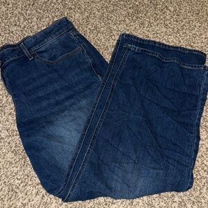 Old Navy High-Rise Wide Leg Jeans in Blue